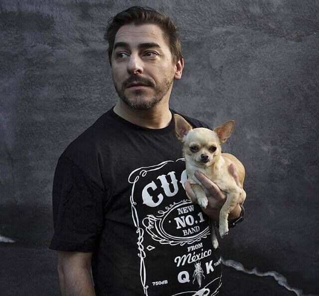 sahibinin kucağındaki köpek