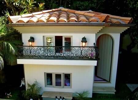 havuzlu köpek lüks evi